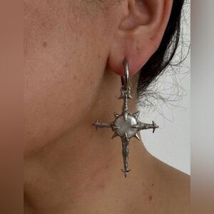 boho cross earrings A788